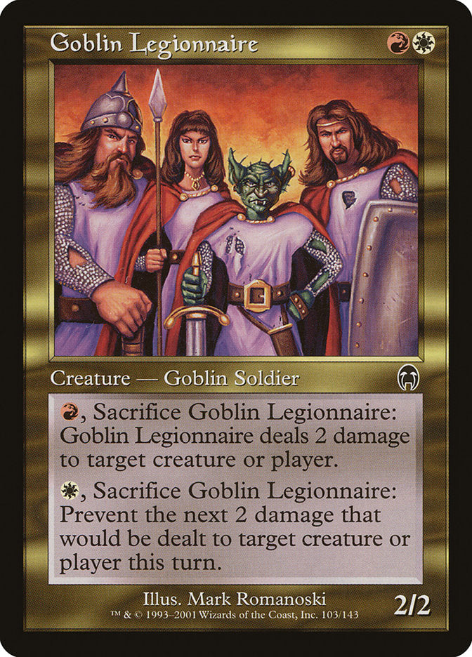 {C} Goblin Legionnaire [Apocalypse][APC 103]