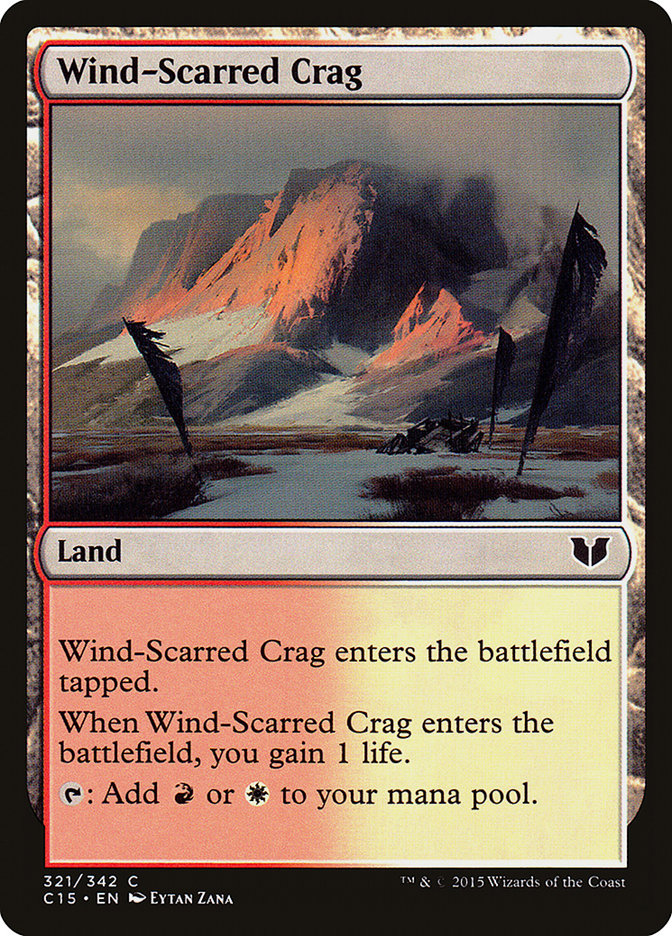 {C} Wind-Scarred Crag [Commander 2015][C15 321]