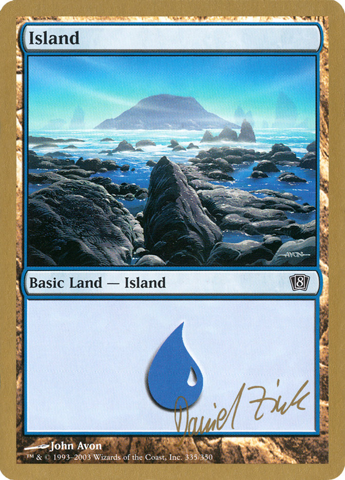 {B}[GB WC03 DZ335] Island (dz335) (Daniel Zink) [World Championship Decks 2003]
