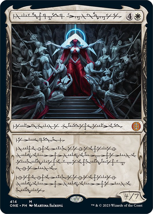 {@R} Elesh Norn, Mother of Machines (Phyrexianized) [Phyrexia: All Will Be One][ONE 414]