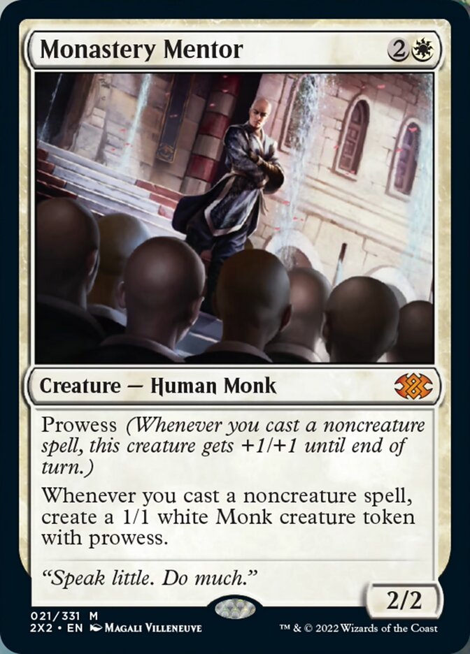 {R} Monastery Mentor [Double Masters 2022][2X2 021]