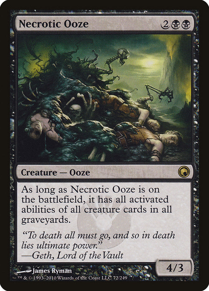 {R} Necrotic Ooze [Scars of Mirrodin][SOM 072]