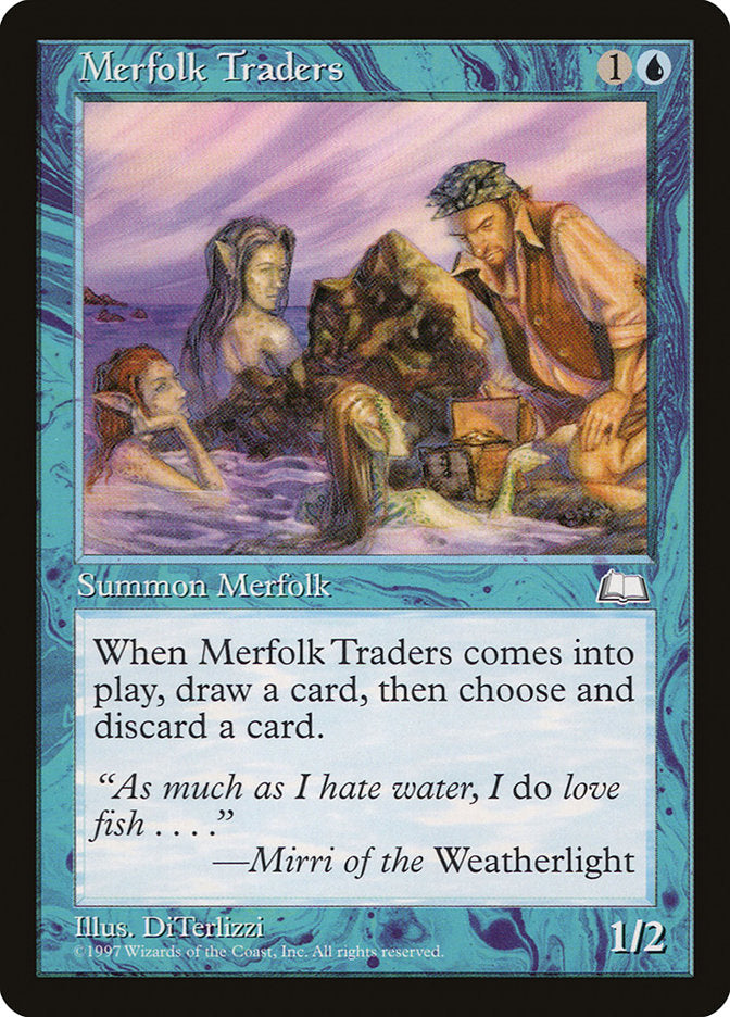 {C} Merfolk Traders [Weatherlight][WTH 043]