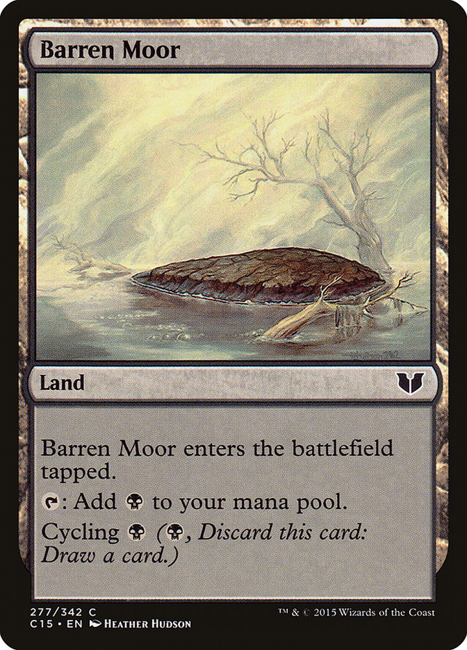 {C} Barren Moor [Commander 2015][C15 277]