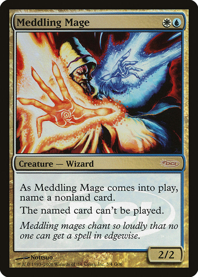 {R} Meddling Mage [Judge Gift Cards 2006][PA J06 003]