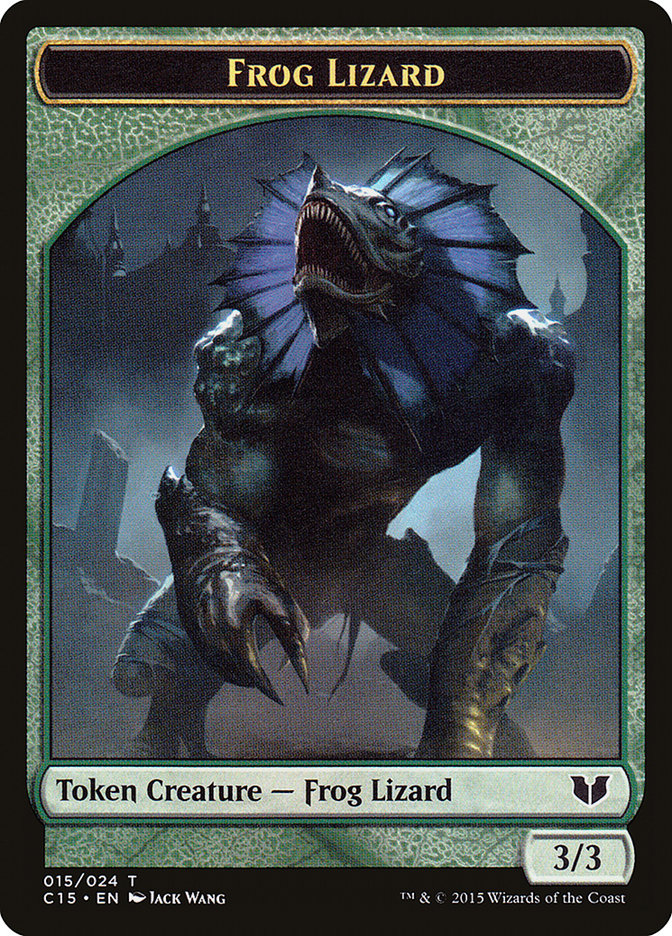 {T} Frog Lizard Token [Commander 2015 Tokens][TC15 015]