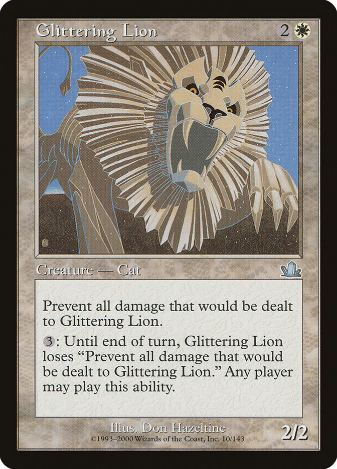 {C} Glittering Lion [Prophecy][PCY 010]