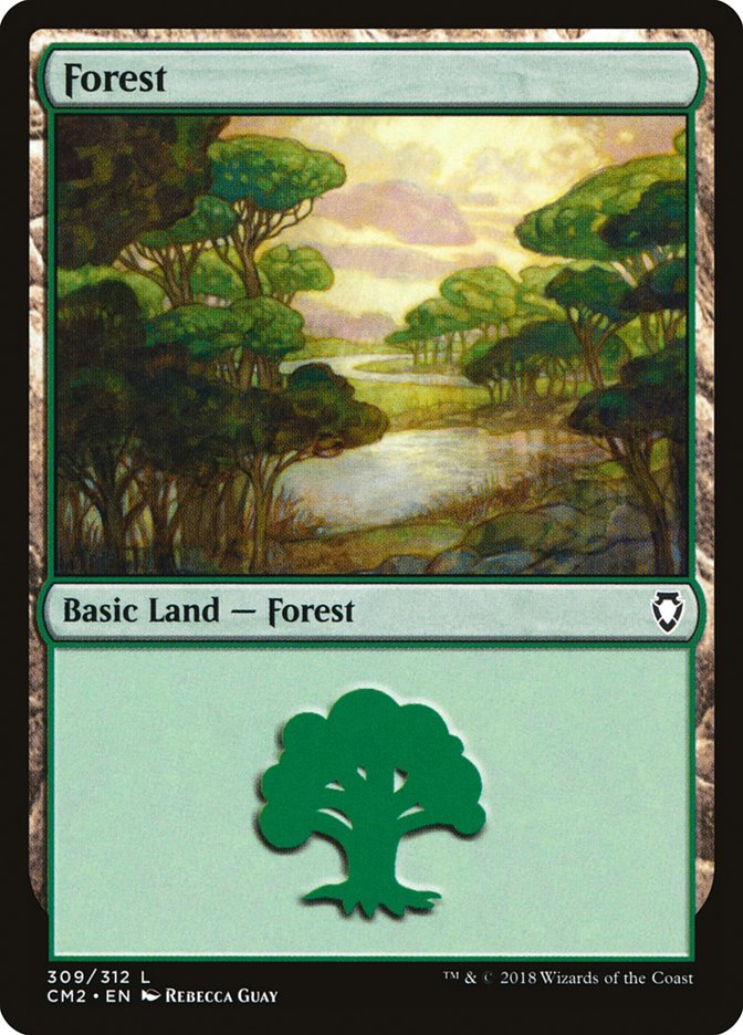 {B}[CM2 309] Forest (309) [Commander Anthology Volume II]