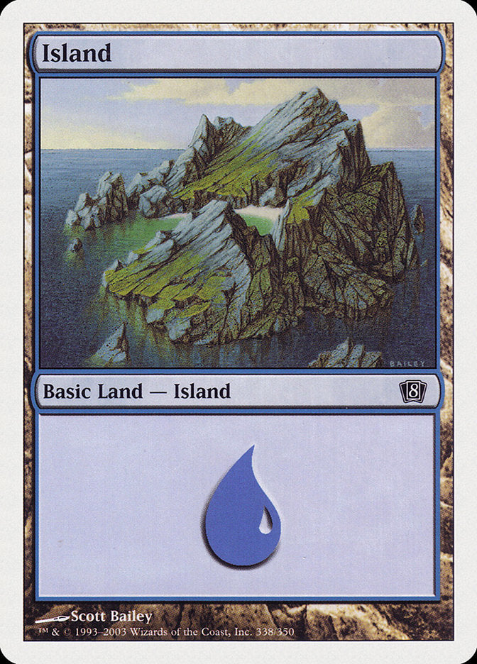{B}[8ED 338] Island (338) [Eighth Edition]