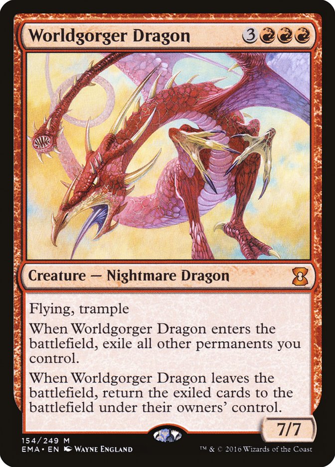 {R} Worldgorger Dragon [Eternal Masters][EMA 154]