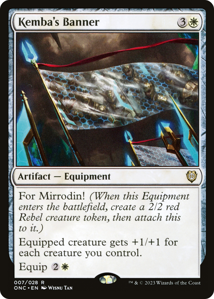 {R} Kemba's Banner [Phyrexia: All Will Be One Commander][ONC 007]