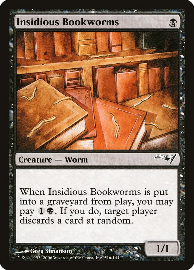 {C} Insidious Bookworms [Coldsnap Theme Decks][CST 51A]
