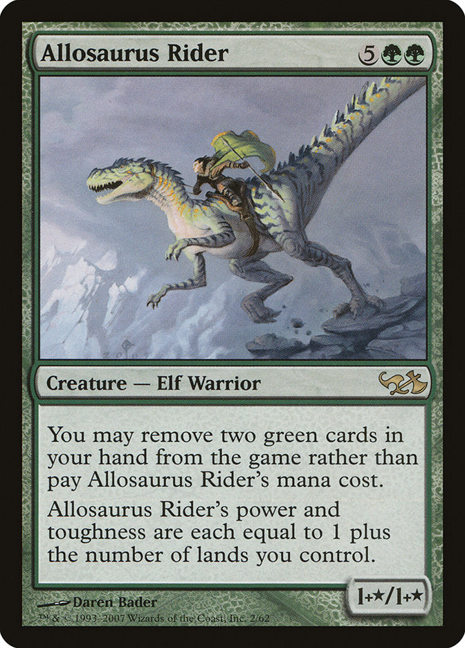 {R} Allosaurus Rider [Duel Decks: Elves vs. Goblins][DDA 002]