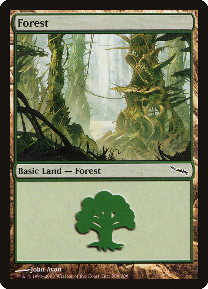 {B}[MRD 306] Forest (306) [Mirrodin]
