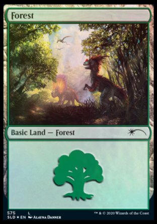 {B}[SLD 575] Forest (Dinosaurs) (575) [Secret Lair Drop Promos]