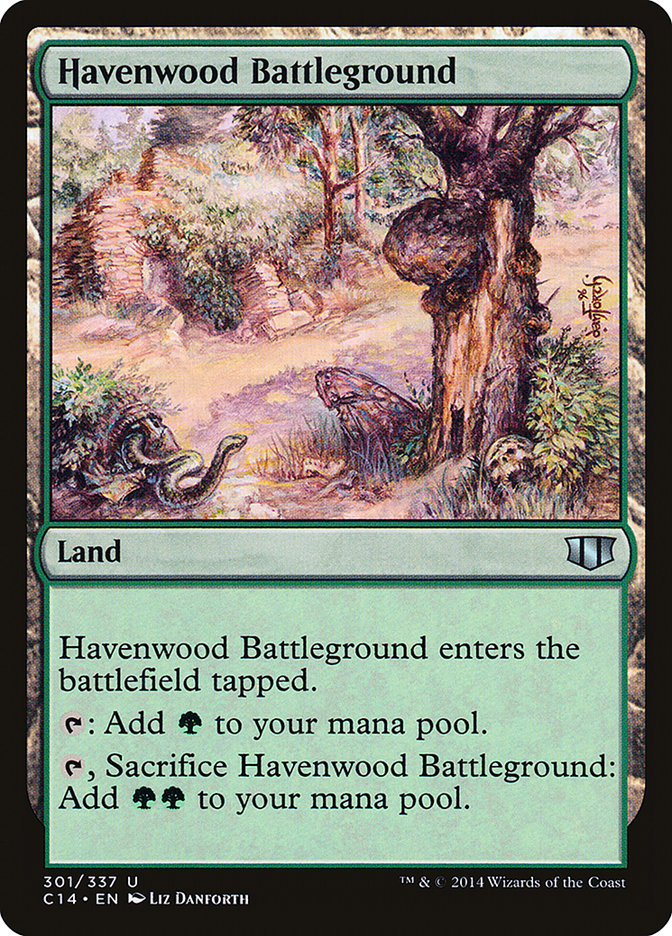 {C} Havenwood Battleground [Commander 2014][C14 301]