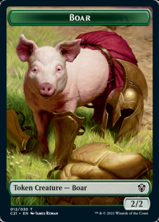 {T} Hydra // Boar Token [Commander 2021 Tokens][TC21 016]