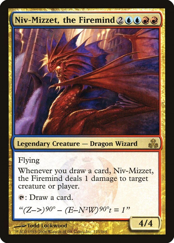 {R} Niv-Mizzet, the Firemind [Guildpact][GPT 123]