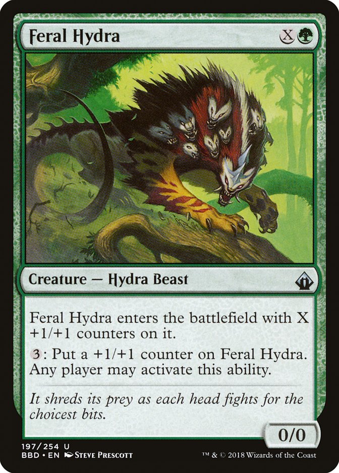 {C} Feral Hydra [Battlebond][BBD 197]