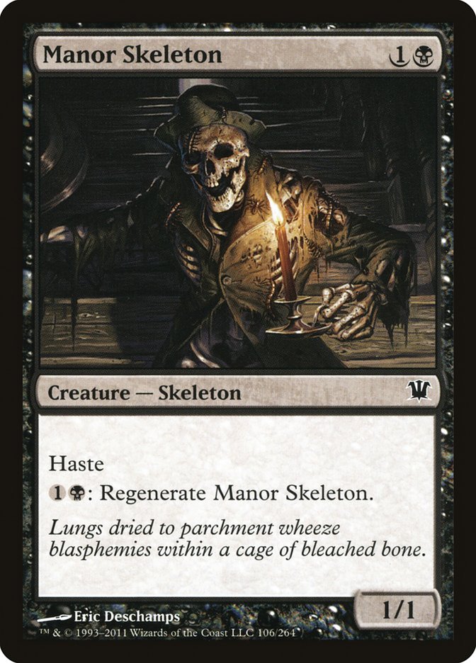 {C} Manor Skeleton [Innistrad][ISD 106]