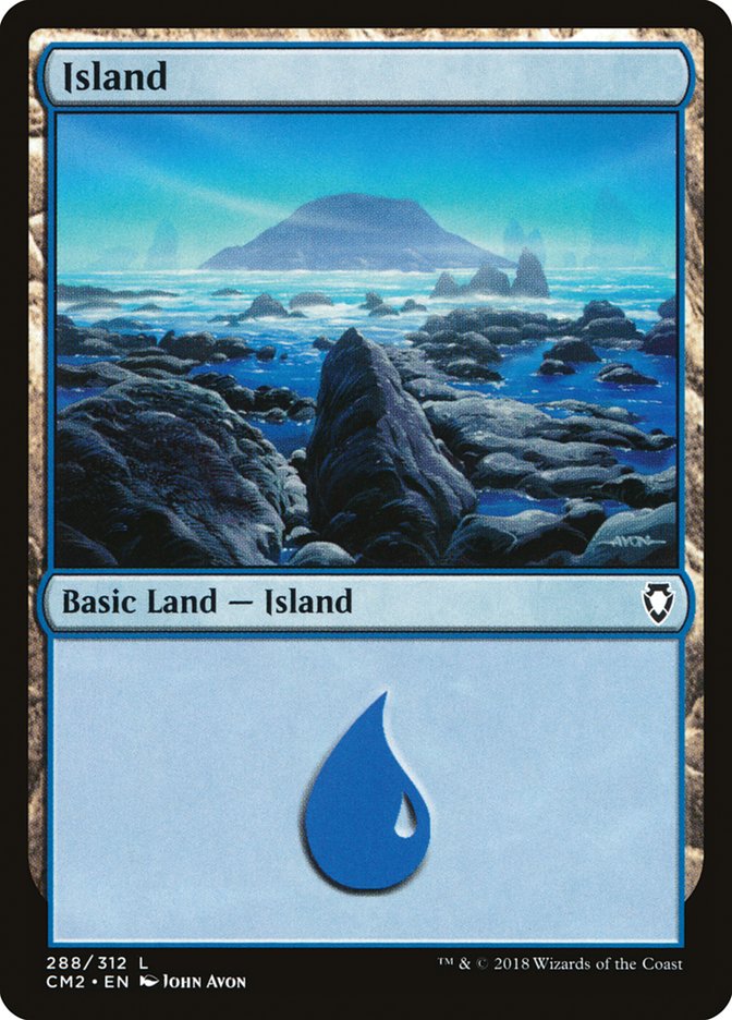{B}[CM2 288] Island (288) [Commander Anthology Volume II]