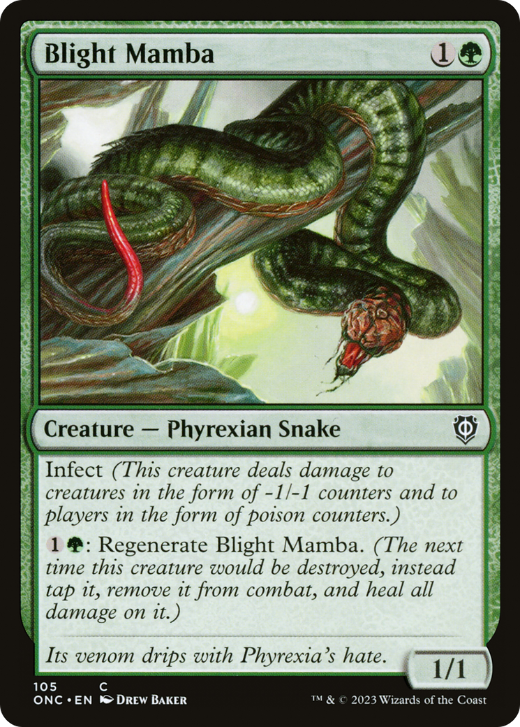 {C} Blight Mamba [Phyrexia: All Will Be One Commander][ONC 105]