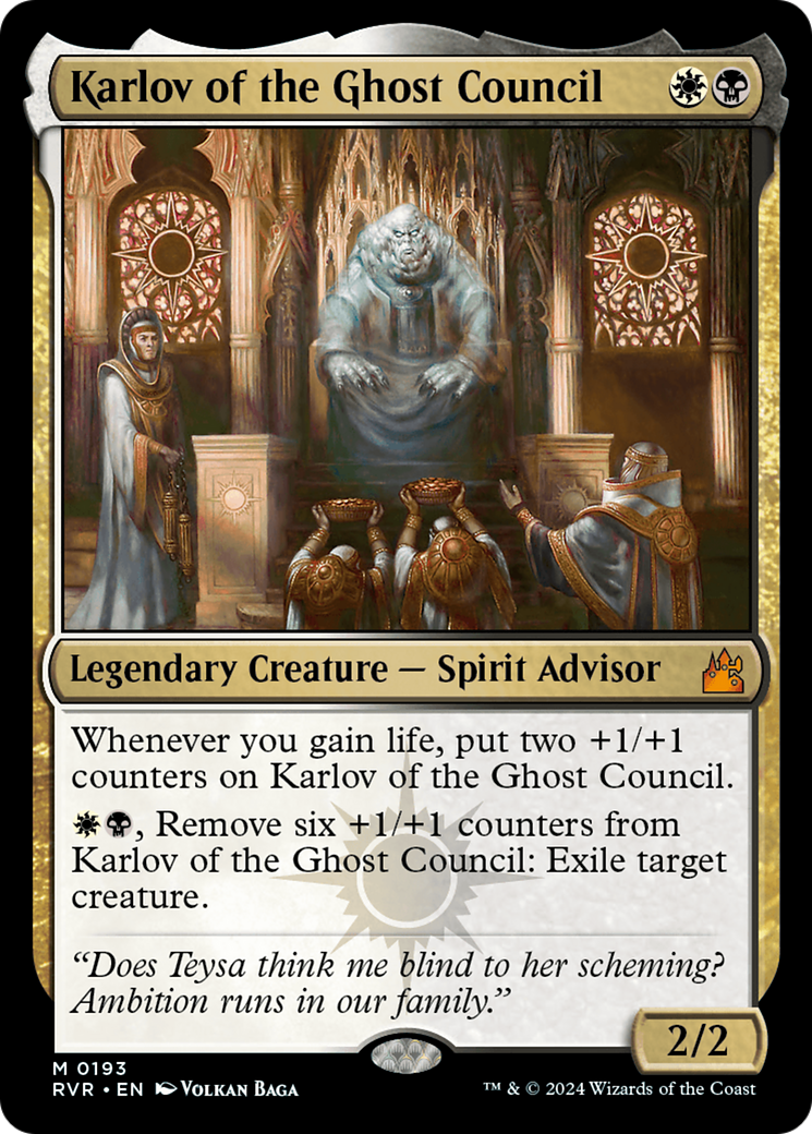 {R} Karlov of the Ghost Council [Ravnica Remastered][RVR 193]