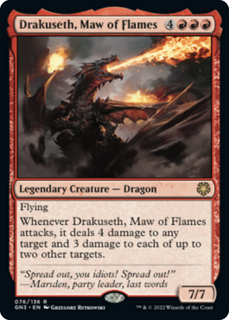 {R} Drakuseth, Maw of Flames [Game Night 2022][GN3 076]