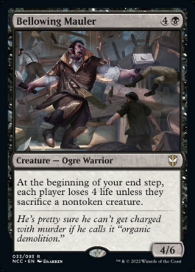 {R} Bellowing Mauler [Streets of New Capenna Commander][NCC 033]