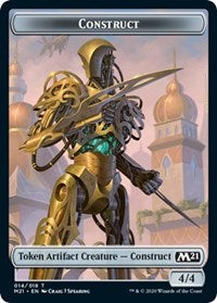 {T} Construct // Goblin Wizard Double-sided Token [Core Set 2021 Tokens][TM21 014]