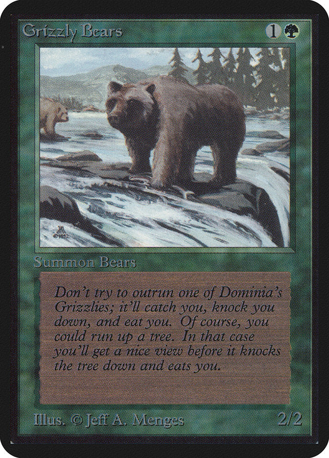 {C} Grizzly Bears [Alpha Edition][LEA 199]