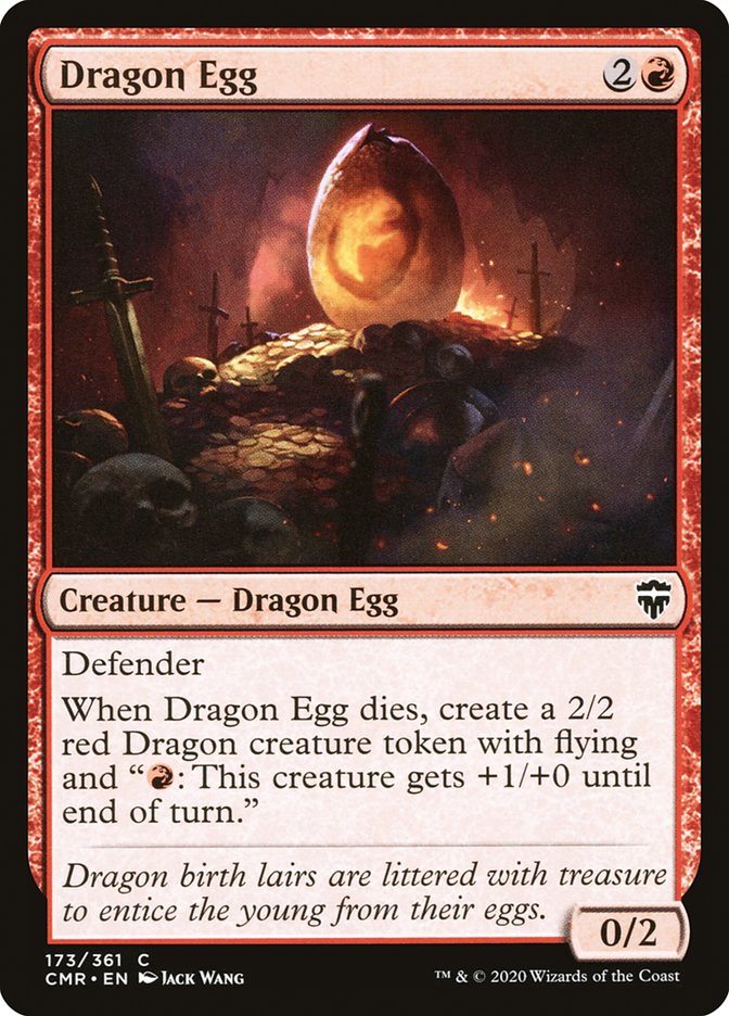 {C} Dragon Egg [Commander Legends][CMR 173]