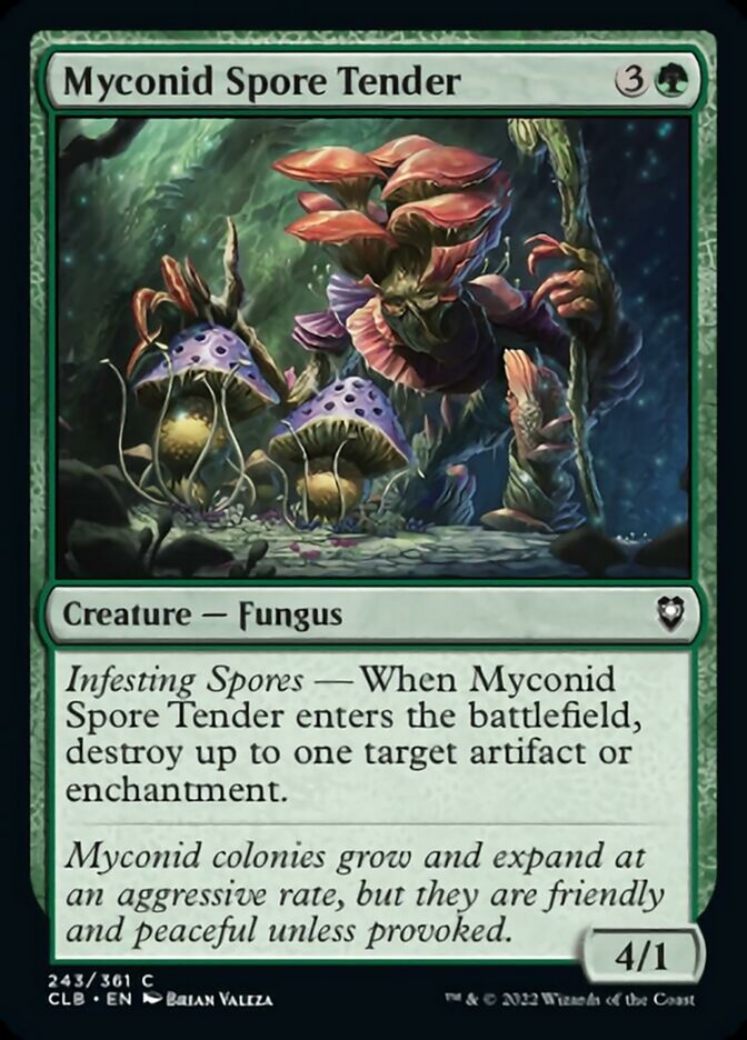 {C} Myconid Spore Tender [Commander Legends: Battle for Baldur's Gate][CLB 243]