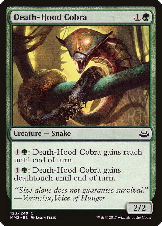 {C} Death-Hood Cobra [Modern Masters 2017][MM3 123]