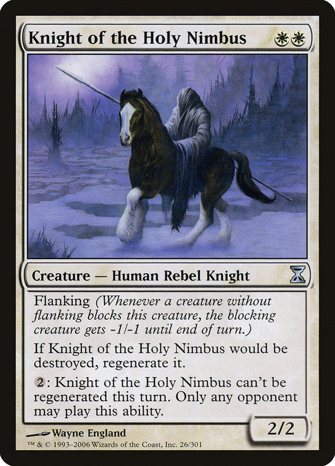 {C} Knight of the Holy Nimbus [Time Spiral][TSP 026]