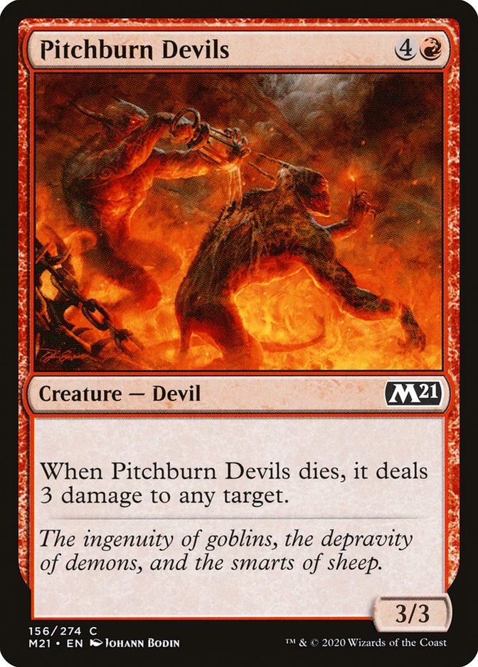 {C} Pitchburn Devils [Core Set 2021][M21 156]