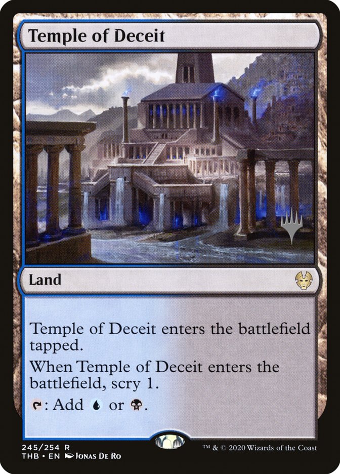 {R} Temple of Deceit (Promo Pack) [Theros Beyond Death Promos][PP THB 245]