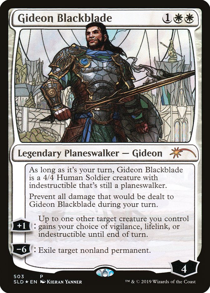 {R} Gideon Blackblade (Secret Lair) [Secret Lair Drop Promos][SLD 503]