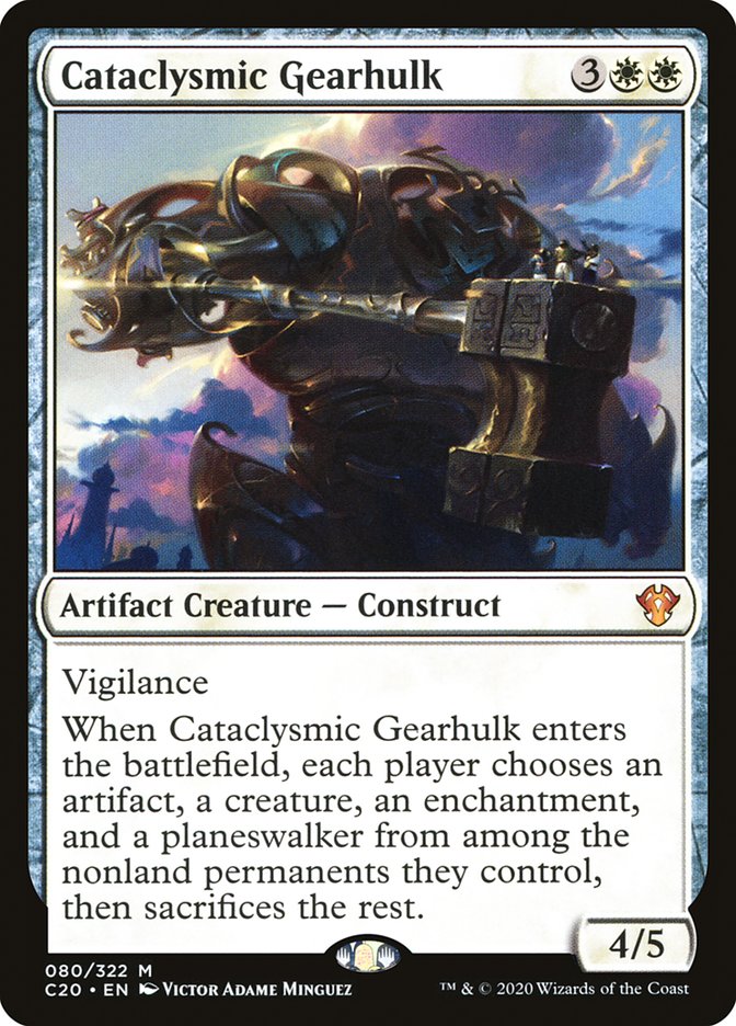 {R} Cataclysmic Gearhulk [Commander 2020][C20 080]