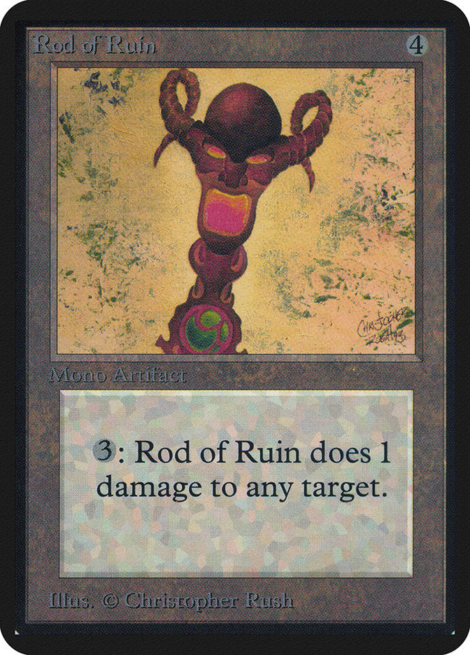 {C} Rod of Ruin [Alpha Edition][LEA 268]
