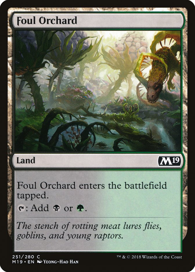{C} Foul Orchard [Core Set 2019][M19 251]