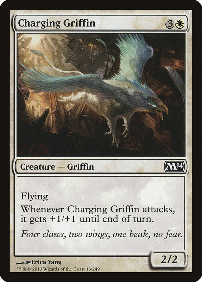 {C} Charging Griffin [Magic 2014][M14 013]