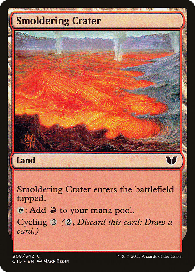 {C} Smoldering Crater [Commander 2015][C15 308]