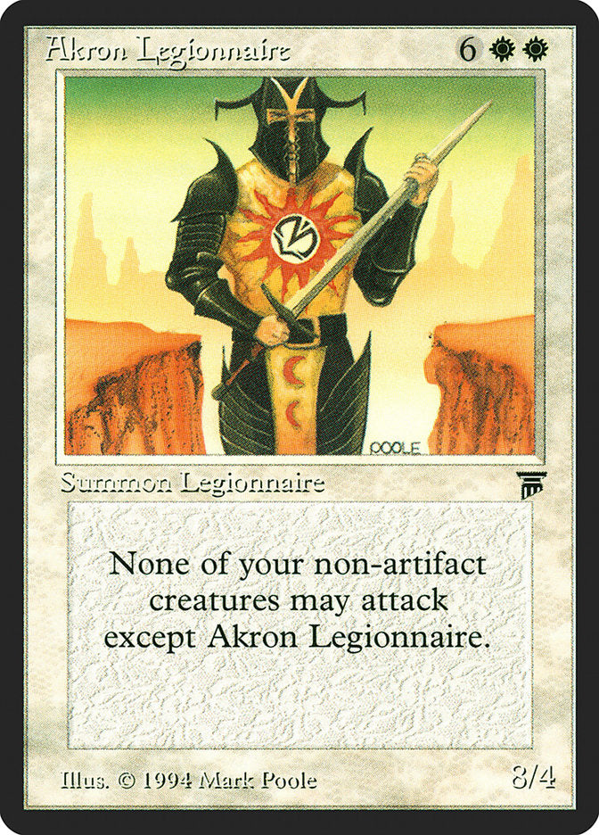 {R} Akron Legionnaire [Legends][LEG 001]