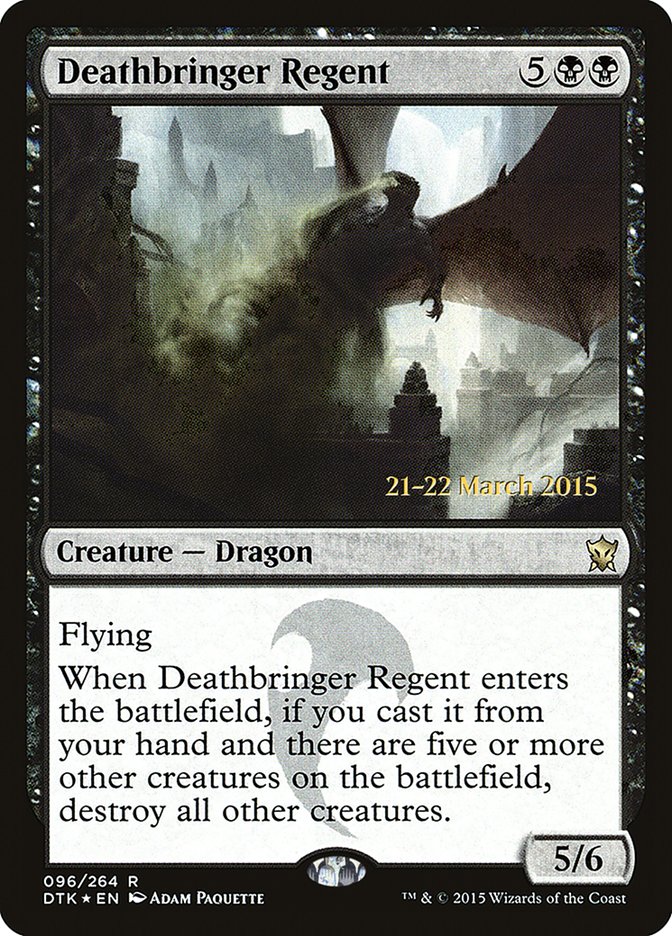 {R} Deathbringer Regent [Dragons of Tarkir Prerelease Promos][PR DTK 096]