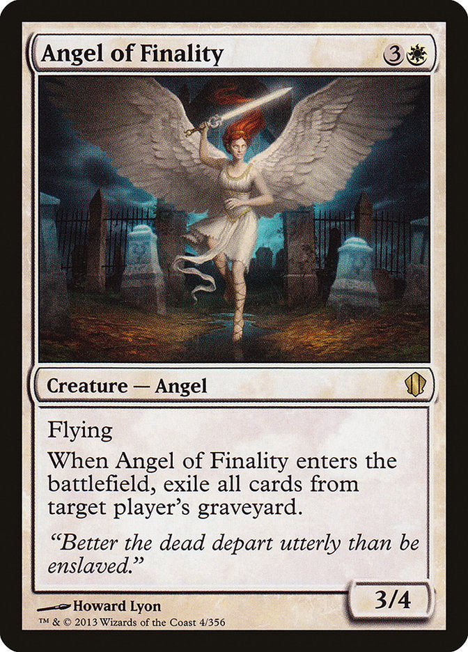 {R} Angel of Finality [Commander 2013][C13 004]