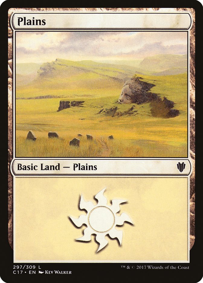 {B}[C17 297] Plains (297) [Commander 2017]