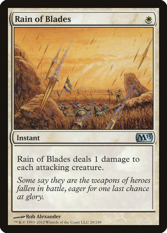 {C} Rain of Blades [Magic 2013][M13 028]