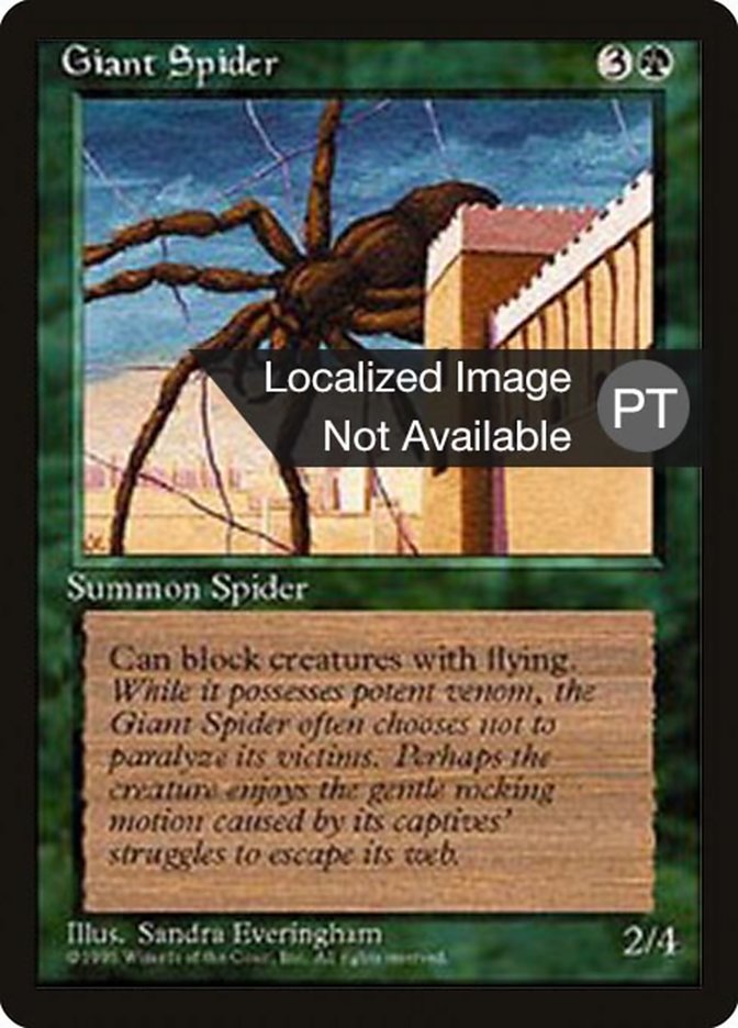 {F} Giant Spider [Fourth Edition (Foreign Black Border)][FBB 4ED 249]