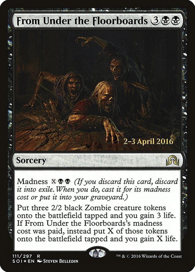 {R} From Under the Floorboards [Shadows over Innistrad Prerelease Promos][PR SOI 111]